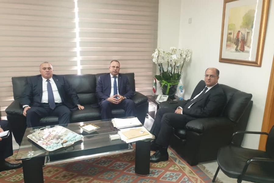 LBBC organized the visit of his excellency the Bulgarian minister of agriculture to Lebanon